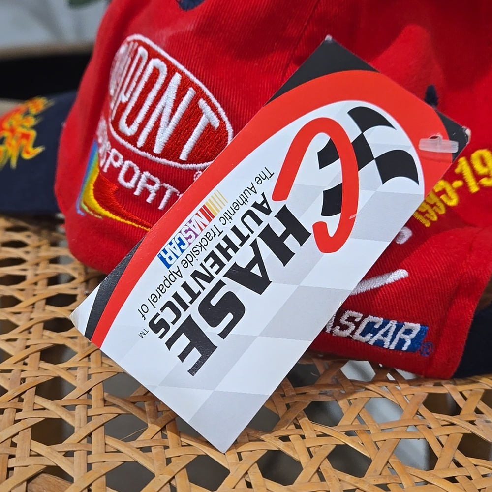 Retro Y2K  Jeff Gordon Winston Cup Series EmbroideredRacing Cap with Flame Visor - Picture 5 of 9